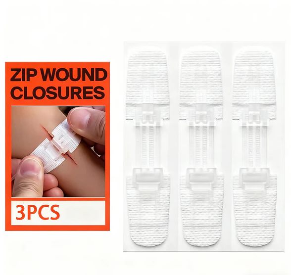 ⏰? Zip-Stitch Wound Closure Kit(1 Set 3 Pcs)