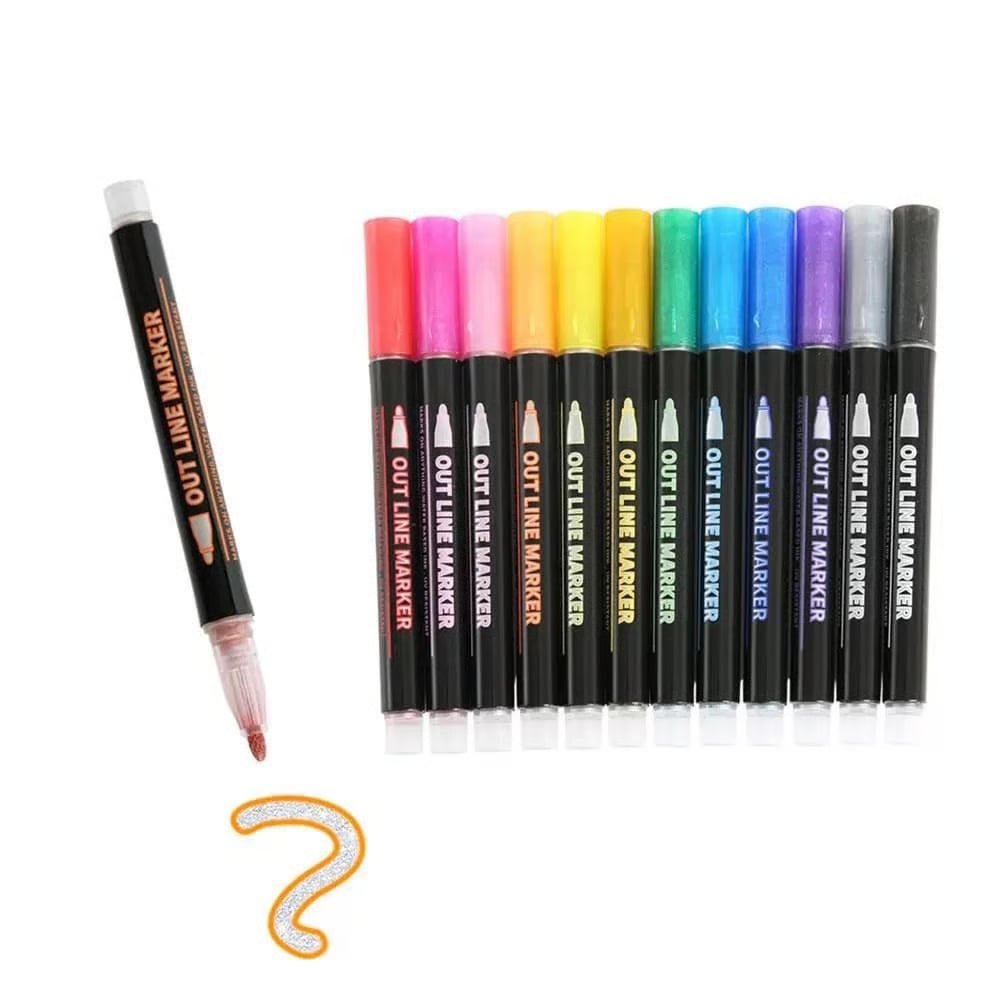 🎁Best Gift🎅Marker Pen for Highlight (12 colors)