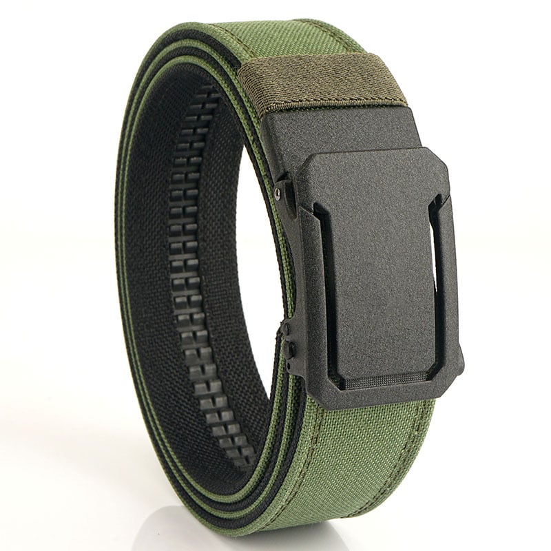 🔥🔥Upgraded version thickened double-layer nylon tactical belt with automatic buckle