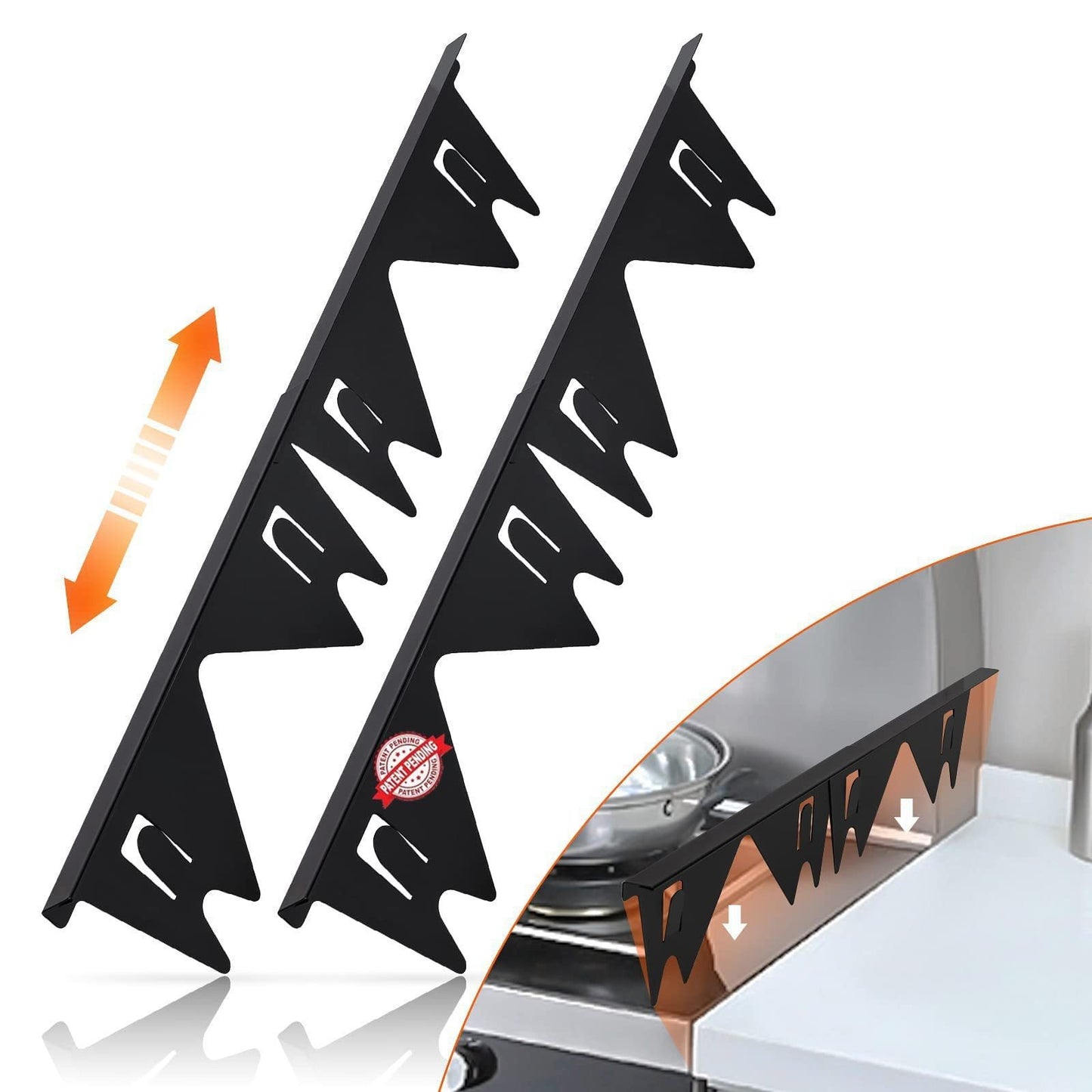 🔥Retractable Stainless Steel Stove Gap Covers