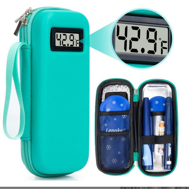 ⏰🎉🔥Insulin Cooler Travel Case with Temperature Display