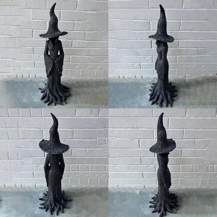 🔥 🧙♀️💫Hand-Painted Enchanting Witch Statue: The Guardian of Your Home
