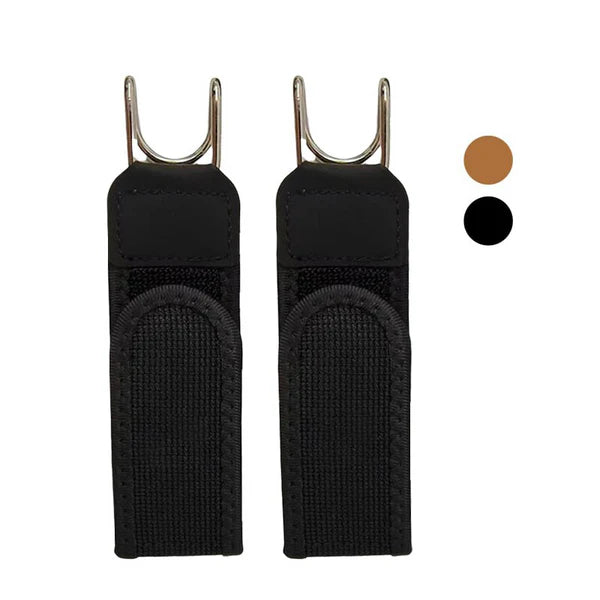 2Pcs Metal Hook Tactical Elastic Belt （1Set-2Pcs）