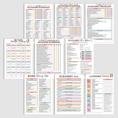 ADHD Cleaning Planner Bundle