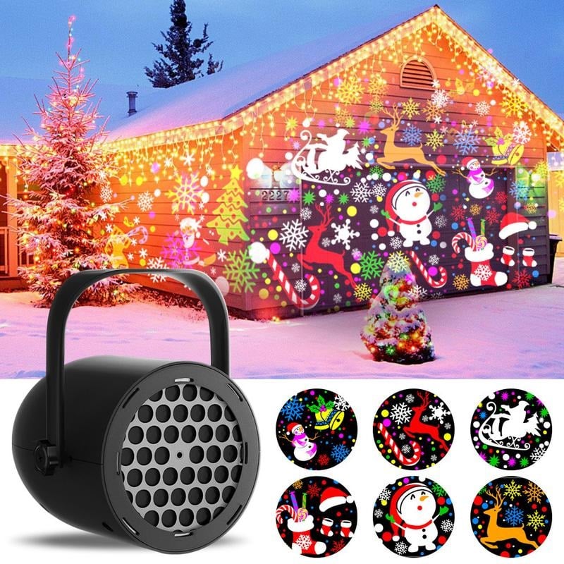 🔥 Christmas Projection Light✨ — 16 Magical Holiday Patterns