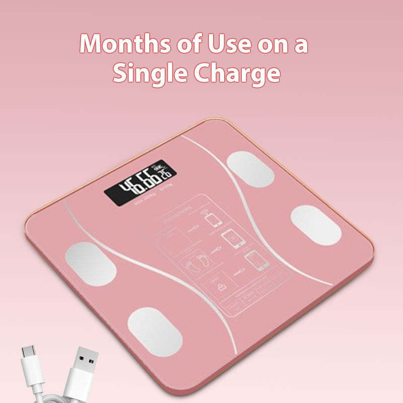 Smart BMI Digital Wireless Weight Scales with LCD Display