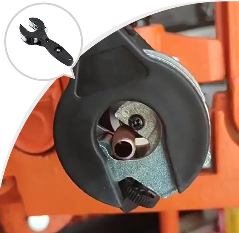 Ratchet-type Pipe Cutter, One-hand Fast Pipe Cutting Tool, for Cutting 5/16-1-1/8 inch Stainless Steel Copper Aluminium