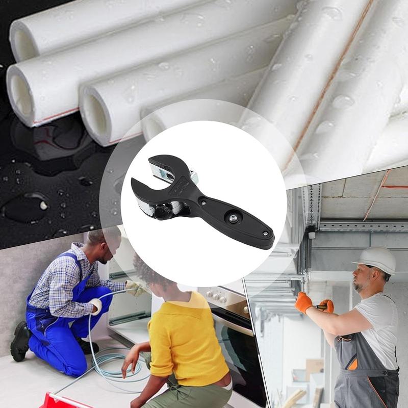Ratchet-type Pipe Cutter, One-hand Fast Pipe Cutting Tool, for Cutting 5/16-1-1/8 inch Stainless Steel Copper Aluminium