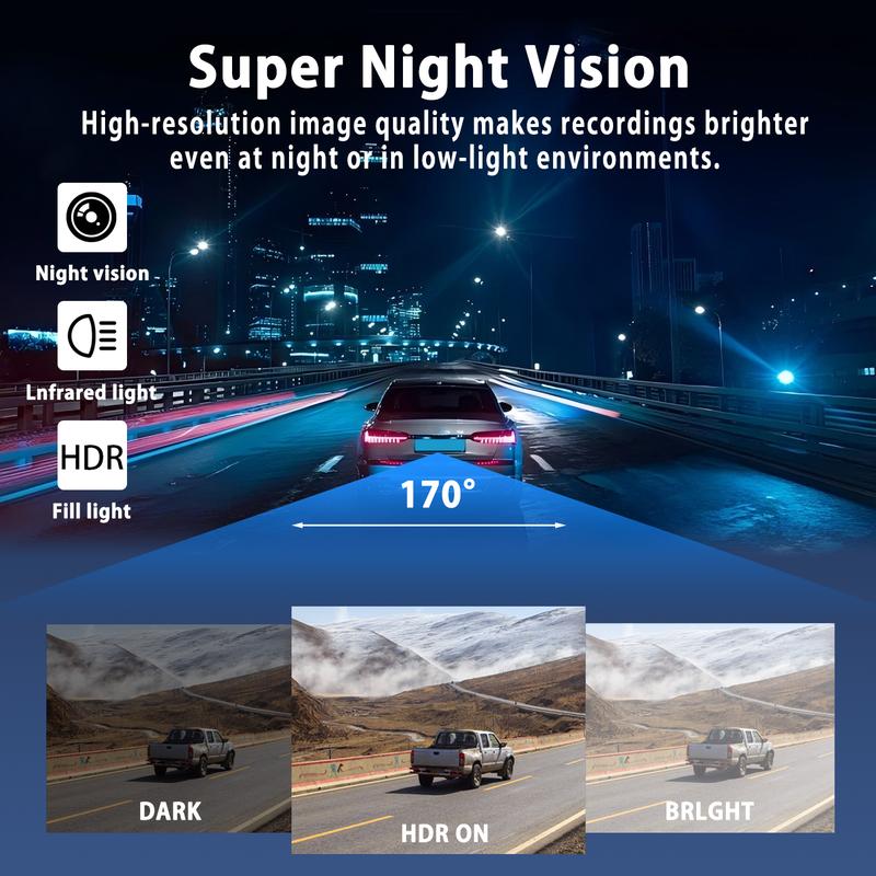 Four-channel surveillance dashcam