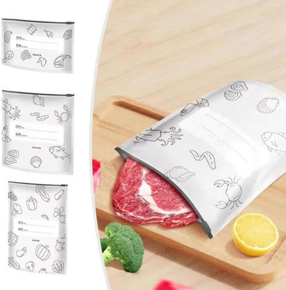 Reusable Aluminum Foil Freshness Seal Bags 🍴✨（1 Set 10 PCS）