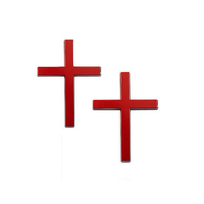 💥 Christian Cross Sticker（1 Set 2 Pcs）