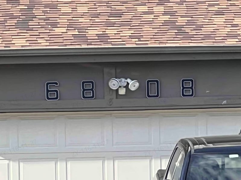Lighted House Numbers for Outside