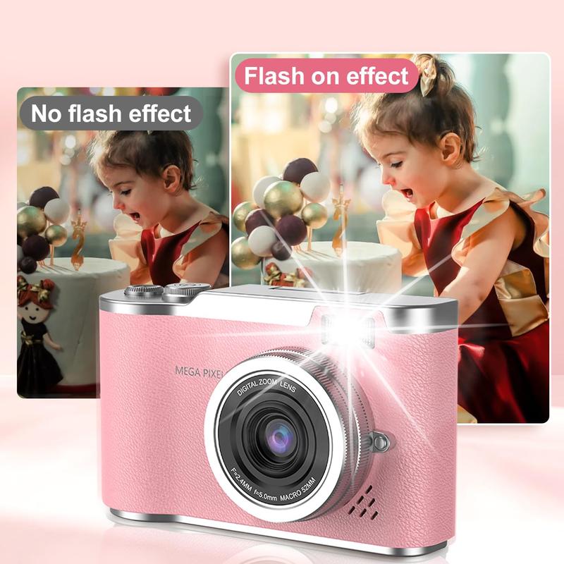 🔥🔥Portable Digital Cam, Student Camera, Compact Pocket Camera With 32GB Memory Card