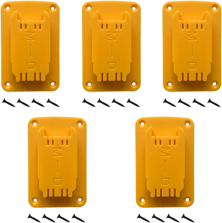 5Packs Tool Holders for TIKTROVE 14.4V/18V/20V & Milwaukee  M1818V lithium batteries tool mounting base electric drill