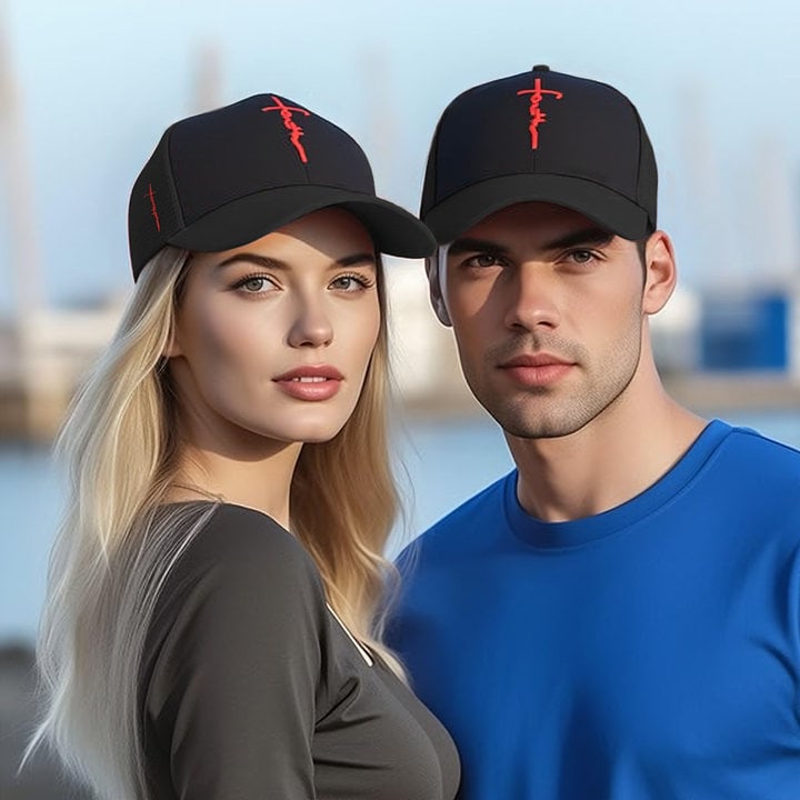 ✝Jesus Cross Blessed Faith Christian Religious Gift Baseball Cap Men Women Dad Hat Trucker Hat Cowboy Hat