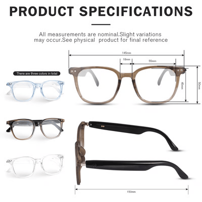 🔥 AI Interpretation Smart Glasses🕶️164-Language Translation, Photochromic Lenses, AI Chat & Hands-Free Audio
