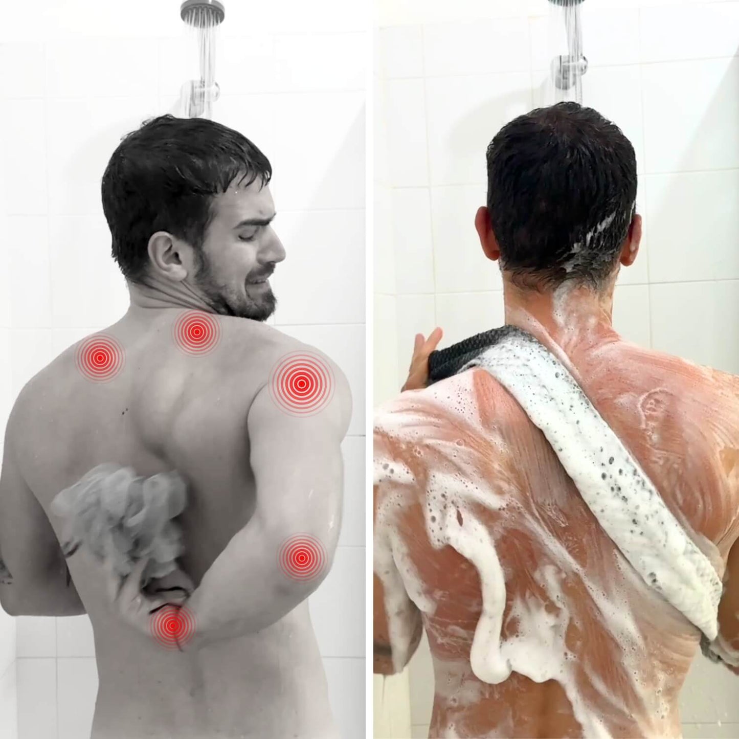 Tiktrove Exfoliating Antibacterial Shower Towel