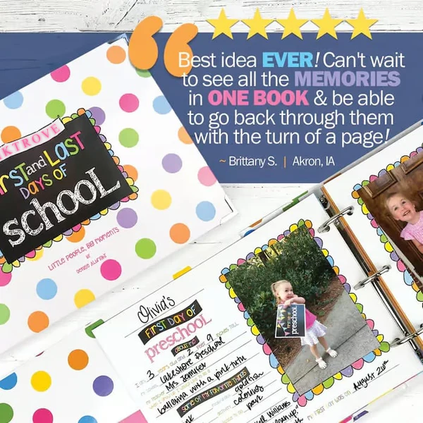 📚Easiest School Days Memory Album