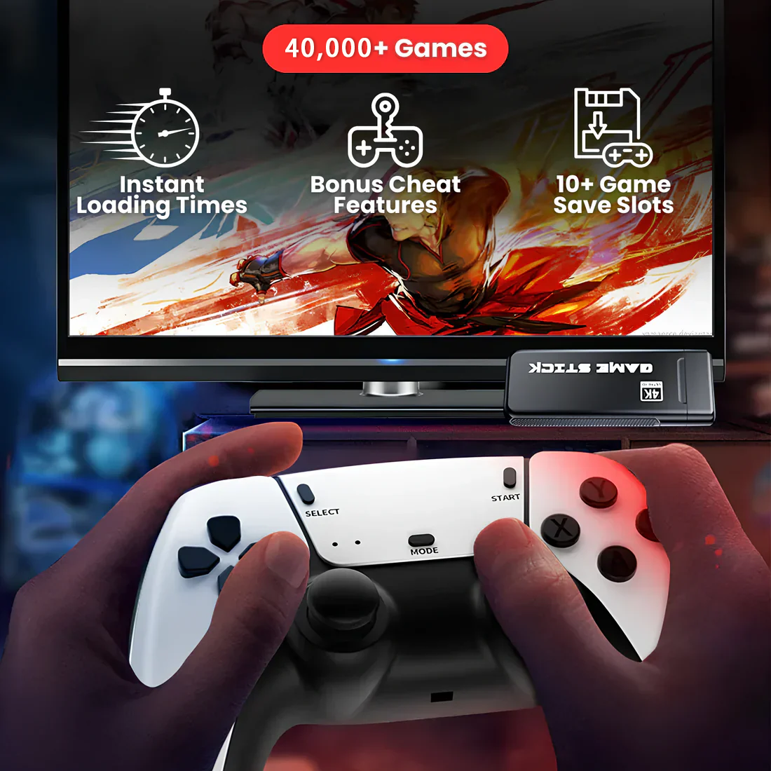 Tiktrove  - [ 40,000+ NOSTALGIC GAMES + 2 FREE CONTROLLERS ]