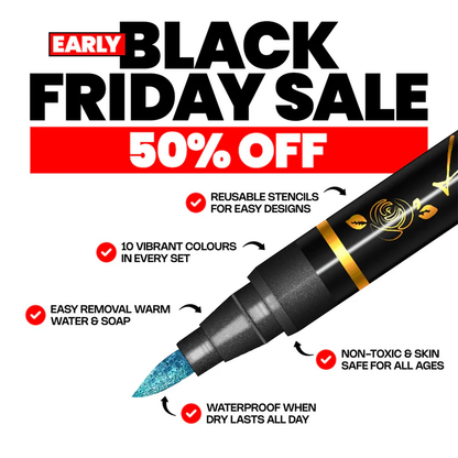 Tiktrove - Safe Temporary Tattoo Pens