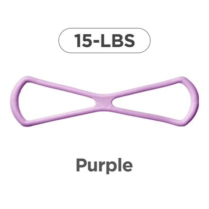 8-Shape Resistance Band 💪 with Comfort Massage Grip