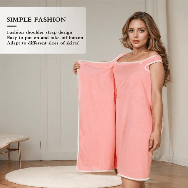 ✨ Women's Wearable Shower Skirt