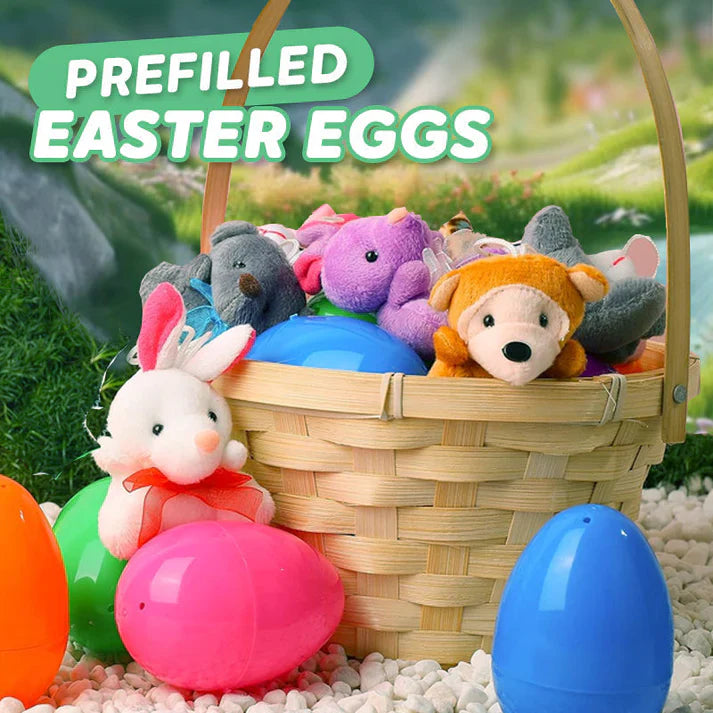 🔥Plush Animals Pre-Filled Easter Eggs （1 Set 36 Pcs ）