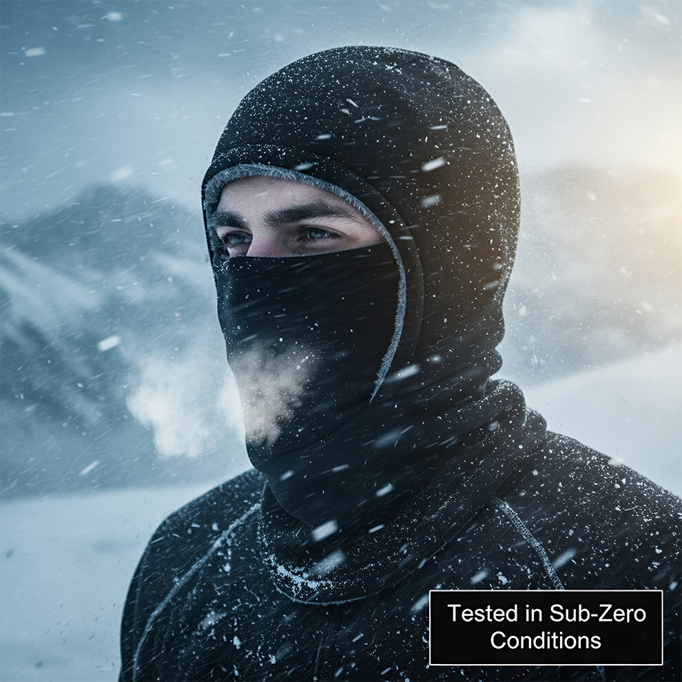 ❄️ 3-in-1 Thermal Ski Mask & Neck Warmer – Windproof Winter Hat