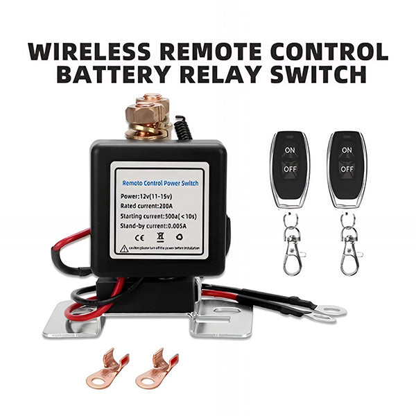 WIRELESS REMOTE CONTROL BATTERY RELAY SWITCH 🔌