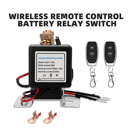 WIRELESS REMOTE CONTROL BATTERY RELAY SWITCH 🔌
