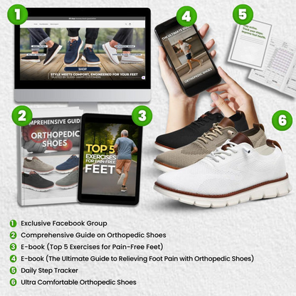 Ultra Comfy - Healthy and Supportive Walking Shoes