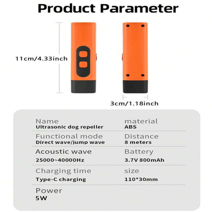🎄🔥Ultrasonic Dog Bark Deterrent Device – Humane & Effective Dog Repeller