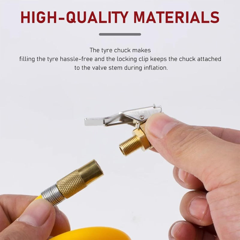 Brass Tire Air Chuck （2 pcs 1 set）