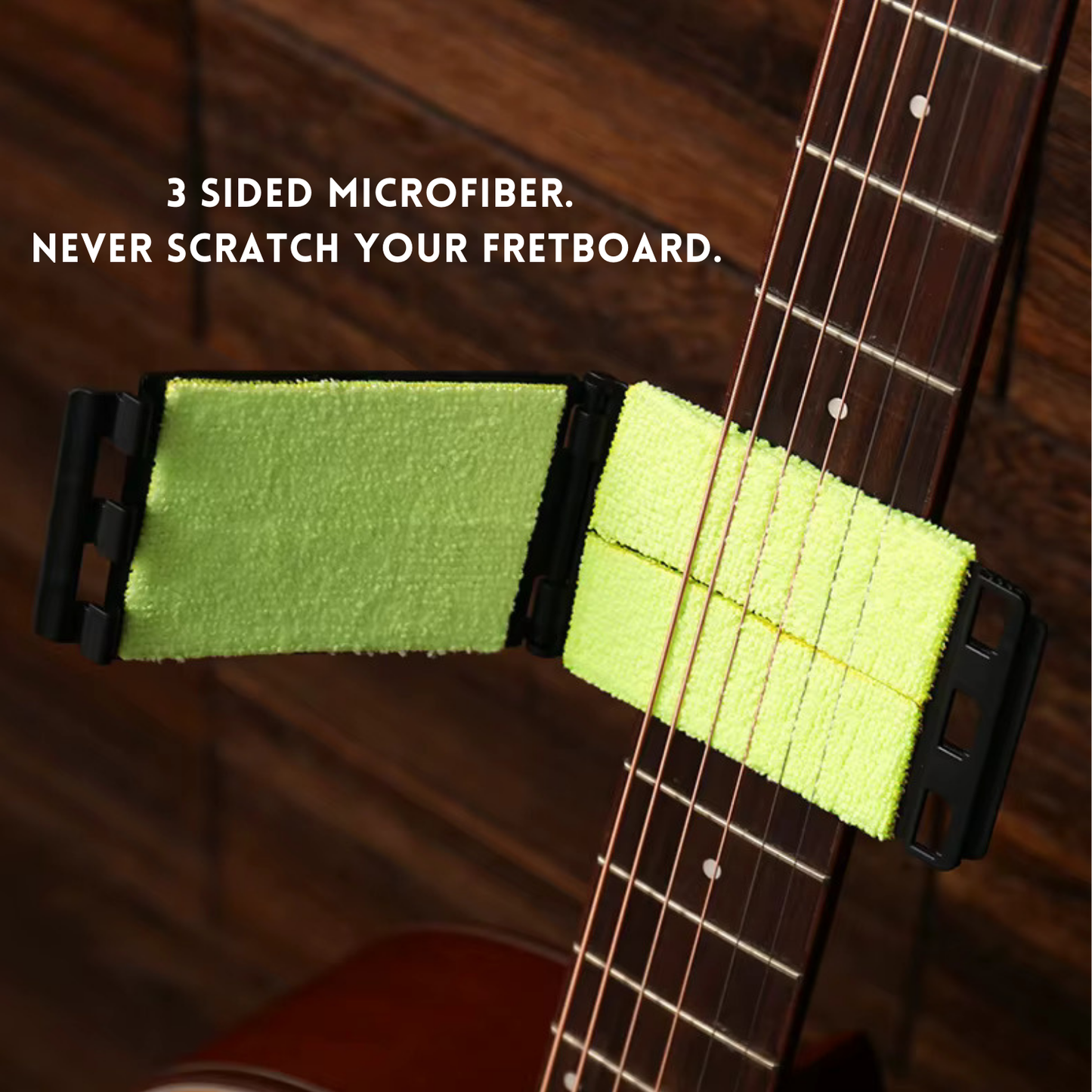Guitar string care device