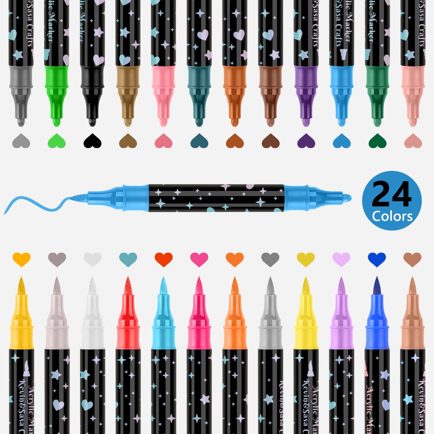 ⏳THE WEEK'S SPECIAL PRICE ￡13.99!!✨🎁Dual-Tip Glitter Marker Pen
