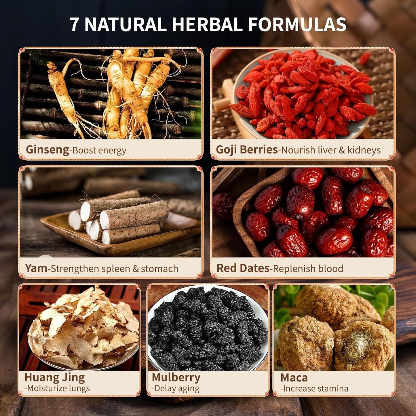 Ginseng & Mulberry Herbal Tea