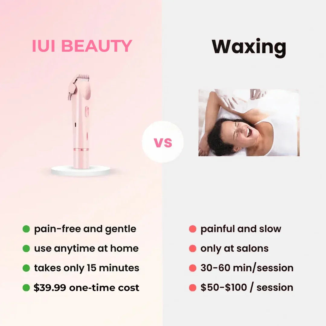 2-in-1 Painless Bikini Hair Trimmer