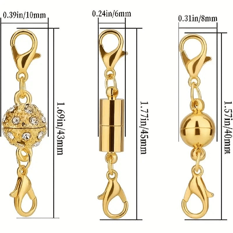 🔥Magnetic Necklace Clasps and Closures    1 Set ( 6 PCS )
