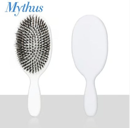 💥Viral World-Famous 5x Sold Out Paddle Brush - Smoother, Stronger, Shinier Hair - Boar Bristle Brush with Nylon Bristles and Microsphere Massaging Tips