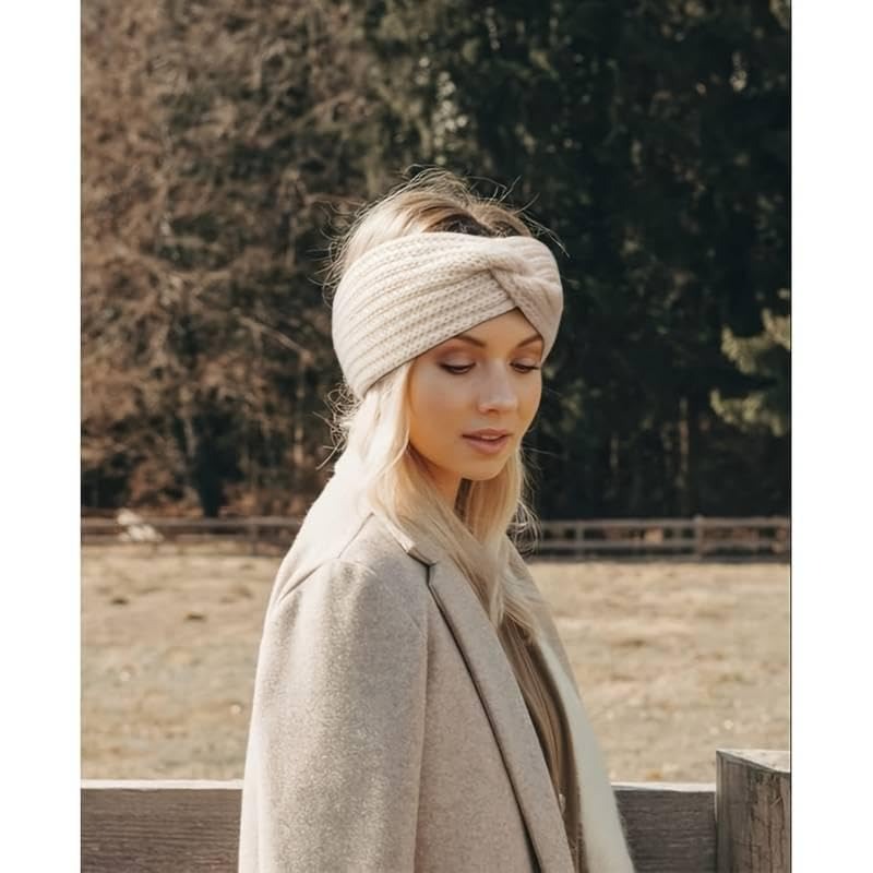 Knitted Winter Headband Set