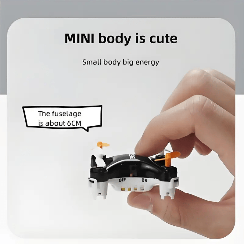 🎅 All-Ages Mini Drone with Easy Stunt Flights & 360° Tricks - Perfect Beginner-Friendly Flyer!