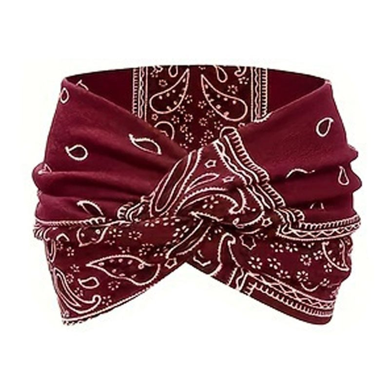 Vintage Style Wide Tie-Dye Hairband