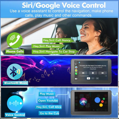 🔥Upgraded Wireless CarPlay Screen for Andriod & Iphone