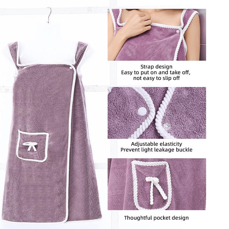 ✨ Women's Wearable Shower Skirt