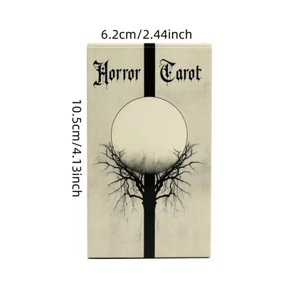 🔥🖤Horror Tarot Card Deck: Spooky, Stylish 78-Card Set 🎴👻