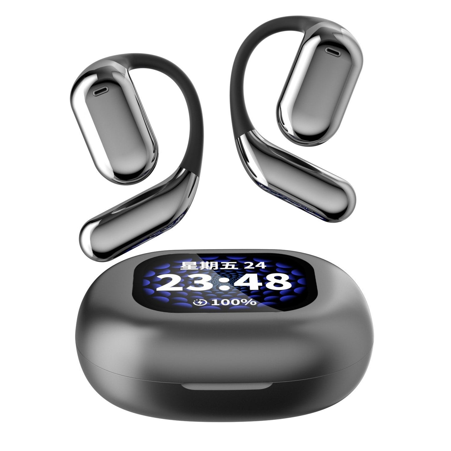 🔥⏰True Powerful Bluetooth 5.4 Open Ear Earbuds, IPX5 Waterproof