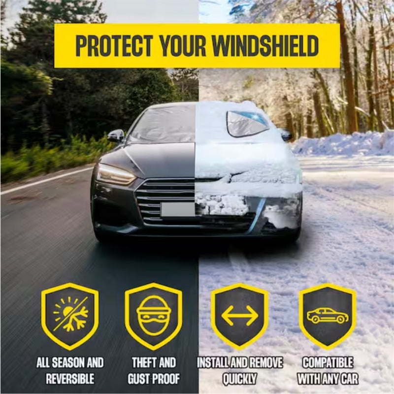 2-in-1 windshield cover