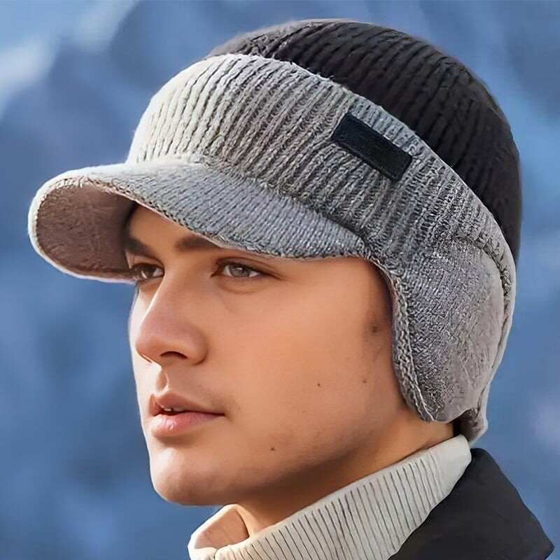 Windproof Thermal Cap with Visor