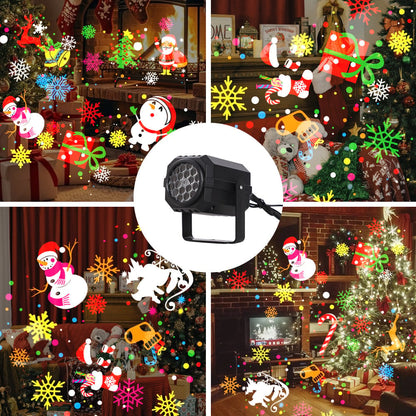 🔥 Christmas Projection Light✨ — 16 Magical Holiday Patterns