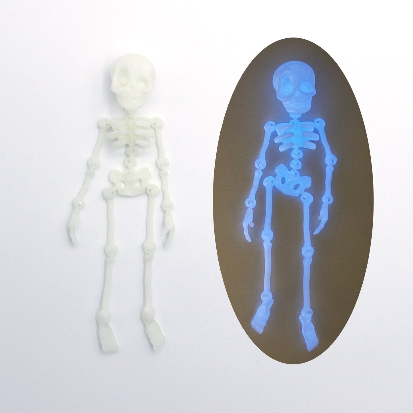 Vintage Skeleton Magnetic Figurine 🎃